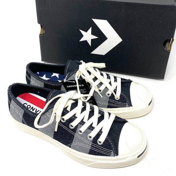 Converse Other - 🌿Sale🌿 Converse Jack Purcell Low Canvas Black White Men’s Size 9.5 167830C